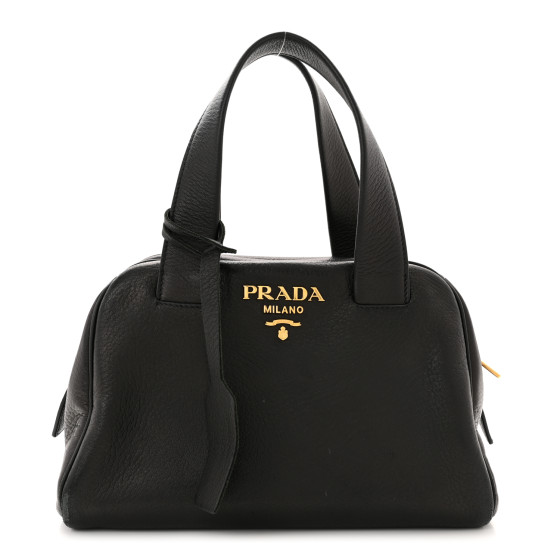 Cervo Deerskin Satchel Black