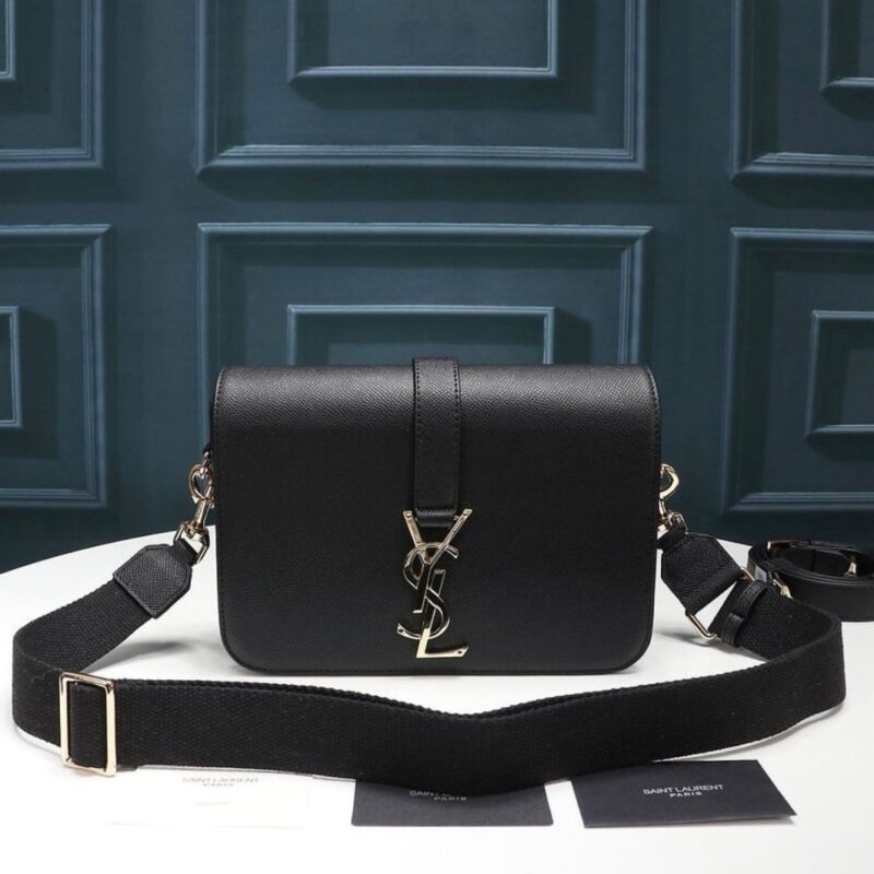 YSL MEDIUM SOLFERINO SATCHEL BAG IN CALF LEATHER