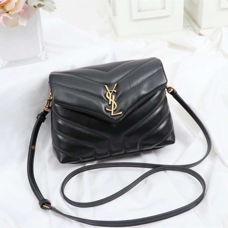 YSL LOULOU TOY BAG IN "Y" QUILTED LEATHER