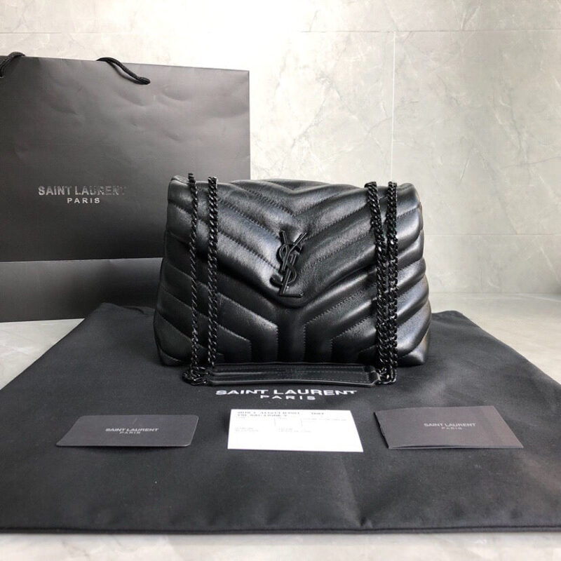 YSL SMALL LOULOU BAG IN QUILTED LEATHER