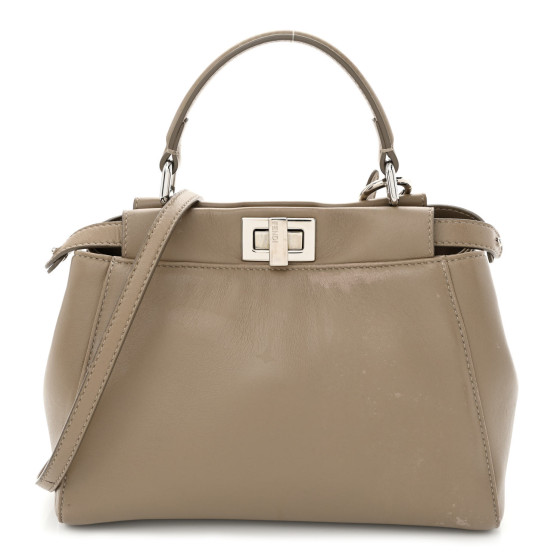 Nappa Mini Peekaboo Iconic Satchel Tortora