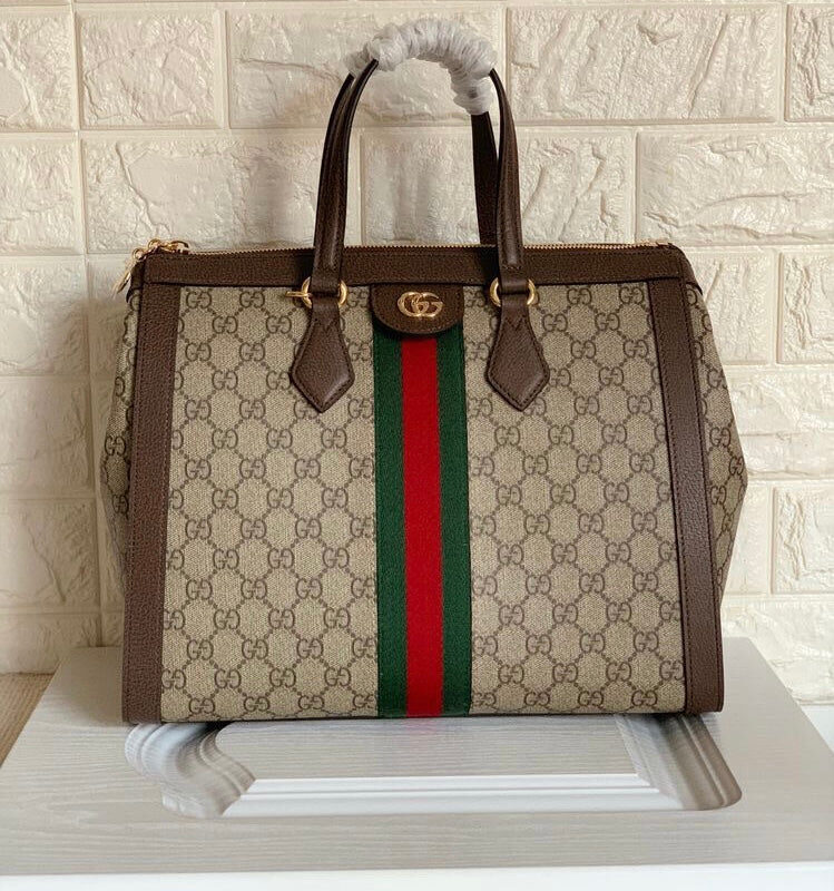 Ophidia shopping bag in GG Supreme